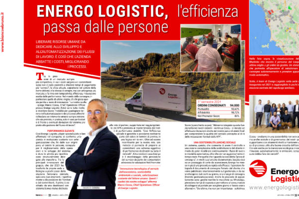 Intervista a Marco Cossu su Bianco&Bruno: “L’efficienza di Energo passa dalle persone”