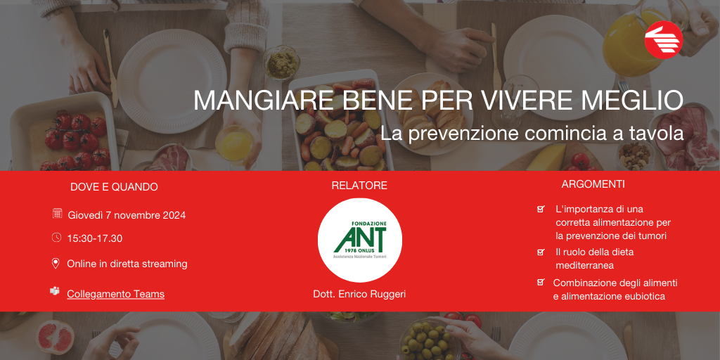 Prevenzione oncologica e alimentazione: Energo promuove la salute con un seminario