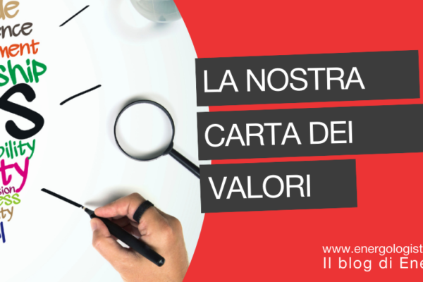 Carta dei valori Energo: un percorso partecipato per lo sviluppo dell’identità organizzativa